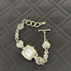 Brighton dog theme bracelet watch adjusts to 8”